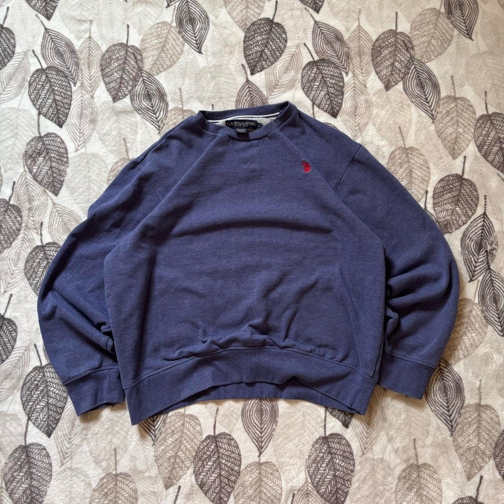 U.S. Polo Assn. Deep Blue Crewneck Sweater